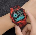 Men Sport Watches Waterproof Retro Digital Watch For Men LED Electronic Clock Design Nylon Military Man Wrist Watch. 