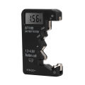 Battery Capacity Checker, Wide Compatibiltiy Sensitive Batteries Liife Checker Lightweight High Accuracy for C AA AAA D N 6F22. 