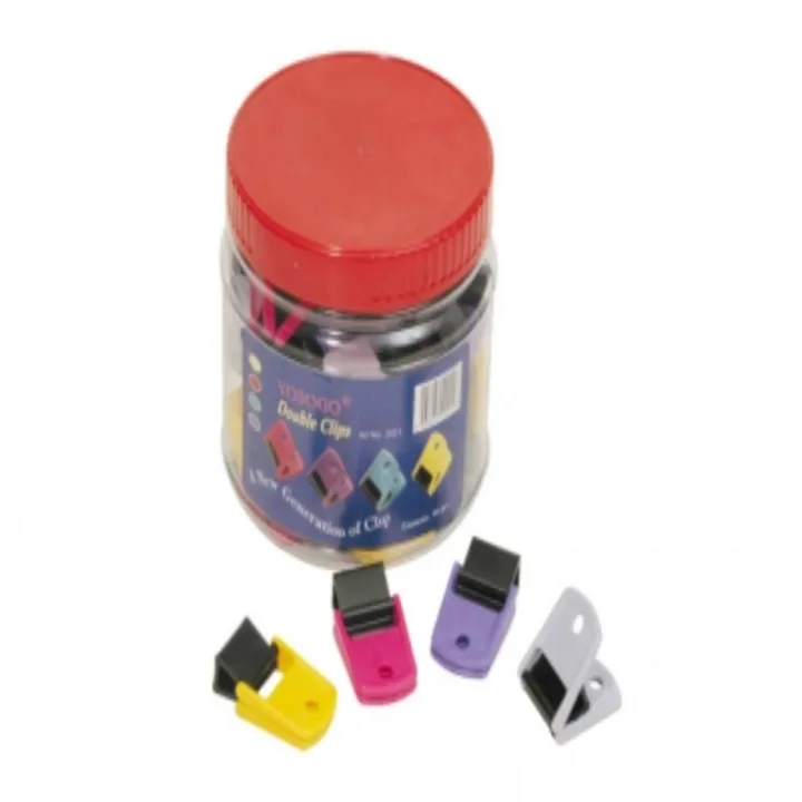 Yosogo Double Clips Packet Large - Multi Color