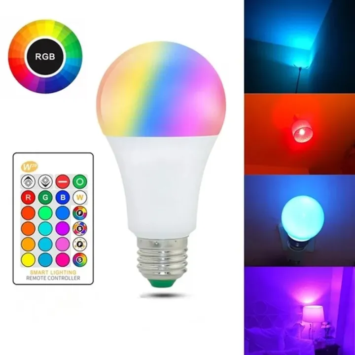 RGB%20LED%20E27%20Bulb%2016%20Color%20Changeable%209W%20Magic%20Light%20With%20Remote%20Controller%20-%20Image%209