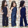 【Hot selling items 】Girl Overalls Toddler Kid Baby Girls Denim Long Strap Jumpsuit Romper Sleeveless Summer Outfit Children Clothing. 