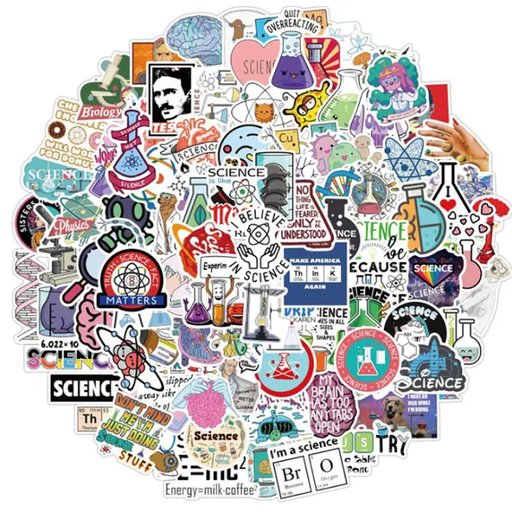 100Pcs%20Science%20Chemistry%20Laboratory%20Sticker%20for%20Laptop%20Phone%20Skateboard%20Suitcase%20-%20Image%203