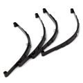 NANLIY 8Pcs 1/10 Leaf Springs Set HighLift Chassis for 1/10 D90 RC Crawler Car Parts Black. 