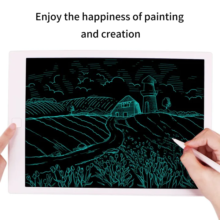 13%20Inch%20LCD%20Writing%20ta-blet%20Board%20Colorful%20Screen%20with%20Stylus%20Drawing%20Writing%20Taking%20Notes%20Leaving%20Messages%20for%20Toddlers%20Boys%20Girls%20&%20Adults%20Wh-ite%20-%20Image%205