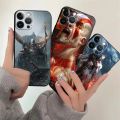Kratos God Of War Capinha For iPhone 15 11 13 12 14 Pro Max Plus XS XR 12mini 13mini Phone Cover Soft Silicone Frame Funda. 