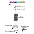 ARGB Mini Controller 5V 3 Pin to SATA Power Supply Adapter Cable RGB SYNC Control for PC Fan Cooling Fan Light Strip. 