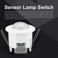 110V-220V 360° Infrared Recessed PIR Ceiling Motion Sensor Detector Light Switch, Motion Light Sensor. 