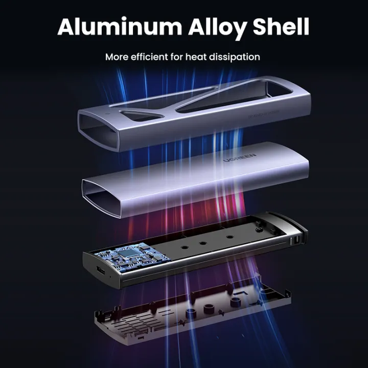 UGREEN%20M.2%20NVMe%20SSD%20Enclosure%20Adapter%2010Gbps%20USB%20C%203.2%20Gen2%20Tool-Free%20External%20Enclosure%20NVMe%20Reader%20Supports%20M%20and%20B&M%20Keys%20-%20Image%206