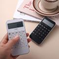 Student Mini Display Promotional Digit Calculator Black Electronic White. 
