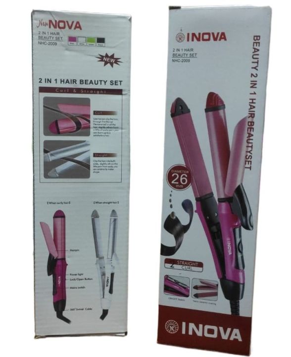 Nova%20Beauty%202%20in%201%20Hair%20Beauty%20set%20Curler%20&%20Straightener%20Set%20Professional%20Curling%20Iron%20Ceramic%20Smart%20Styling%20Tools%20nb21%20-%20Image%203