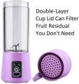 Portable Juicer/Electric Blender/USB Rechargeable Mini Juicer Cup, Household Fruit Mixer for Juice, Shake and Smoothies, for Travel, Outdoor.. 