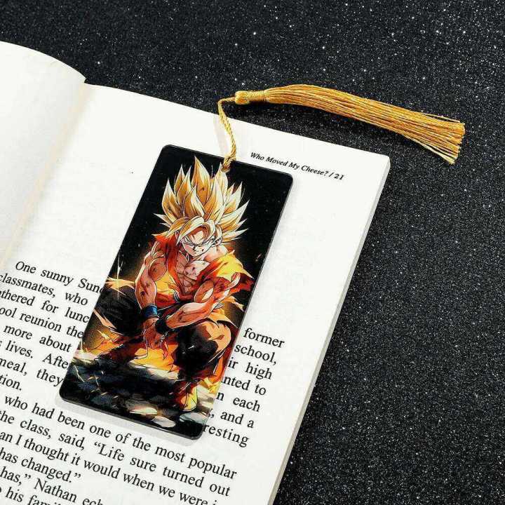 6%20Styles%20Anime%20Dragon%20Ball%20Saiyan%20Warrior%20Acrylic%20Bookmark%20Gift%20for%20Manga%20Book%20Fan%20Reading%20Marker%20-%20Image%204