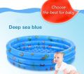 Intime 3 Ring Swimming Pool - 130cm Portable 3 Layer Circle Baby Swimming Pool. 