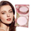 Waterproof Pressed Powder Brighten Oil-control Nude Makeup Pressed Powder Make Up Face Powder Makeup Base Cosmetics. 