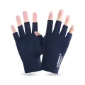 Anti-UV Men Women Fishing Gloves Sunscreen Antiskid Spring Summer Ice Cool Breat. 