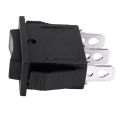 2PCS 3 Pin SPDT ON-OFF-ON 3 Position Snap Rocker Switch with 6 Pin DPDT On/on 2 Position Mini Toggle Switch Blue. 