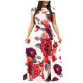 Fashion Women Long Sleeve Floral Boho Print Short  Dress Ladies Casual Dress. 