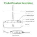 Water cultivation indoor garden pod LED light intelligent pump kit. 