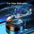 Car Air Freshener Solar Helicopter Propeller Rotating Interior Accessories Decoration Perfume Diffuser Auto Flavoring Supplies. 