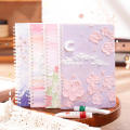 School Supplies Inside Page Cover Notepad Horizontal Line Creative Thickened A5 Coil Book. 