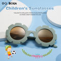 OQ BOGA 16 Colors Flower Frame Anti UV Kids Sunglasses Children Outdoor Eye Protection Full Rim Sun Glasses. 