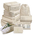 9 Pieces Set Travel Organizer Storage Bags Suitcase Packing Set Storage Cases Portable Luggage Organizer Clothes Shoe Tidy Pouch. 
