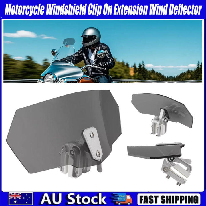 Adjustable Extension Spoiler Tinted Windshield Spoiler Impact-Resistant ...