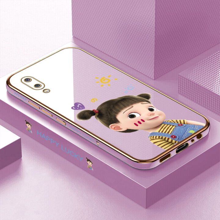 Hontinga for Samsung Galaxy M02 A02 Back Cover Luxury 6D Plating