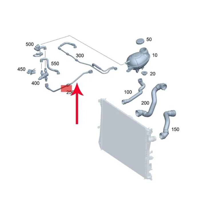 Fullhaodd%20Engine%20Radiator%20Coolant%20Hose%202055017601%20A2055017601%20for%20-%20C-Class%20C260%20C160%20C180%20C200%20C300%20C180l%20-%20Image%206