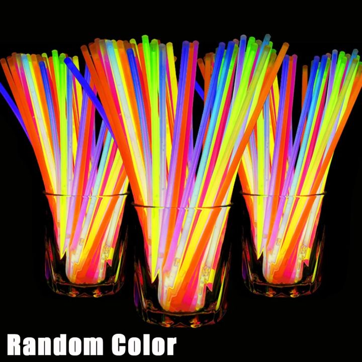 %E3%80%90HUT%E3%80%91%2050/1Pcs%20Party%20Glow%20Sticks%20Glow%20In%20The%20Dark%20Bracelets%20Necklace%20DIY%20Colorful%20Fluorescence%20Stick%20Xmas%20Wedding%20Party%20Decoration%20Prop%20-%20Image%204