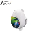 Auoyo Laser Lights LED Stage Light DJ Disco Sound Activated Strobe Lights RGB Led Laser Projector With Remote Control For Home Club Wedding. 