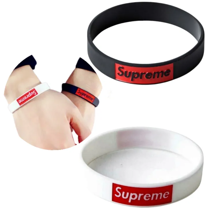 One%20Free%20Size%20Rubber%20Stretchable%20Supreme%20Wristband%20Bracelet%20For%20Men%20Events%20Party%20Sports%20&%20Daily%20Wear%20(Black,%20Black%20&%20White%20Mix%20Color%20)%20-%20Image%203