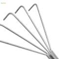 Gardening Hand Rake Grass Rake for Sweep Leaves Tilling Soil Loose Debris Handle length 17cm. 