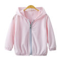 Yfashion Kids Long Sleeve Jackets Summer Sun Protection Breathable Hoodie Tops For 3-10 Years Old Boys Girls Cotton. 