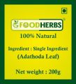 Foodherbs Adulsa/Adathodai/Adathoda VasicaAdathoda Powder (200 gm) (FROM DUBAI). 