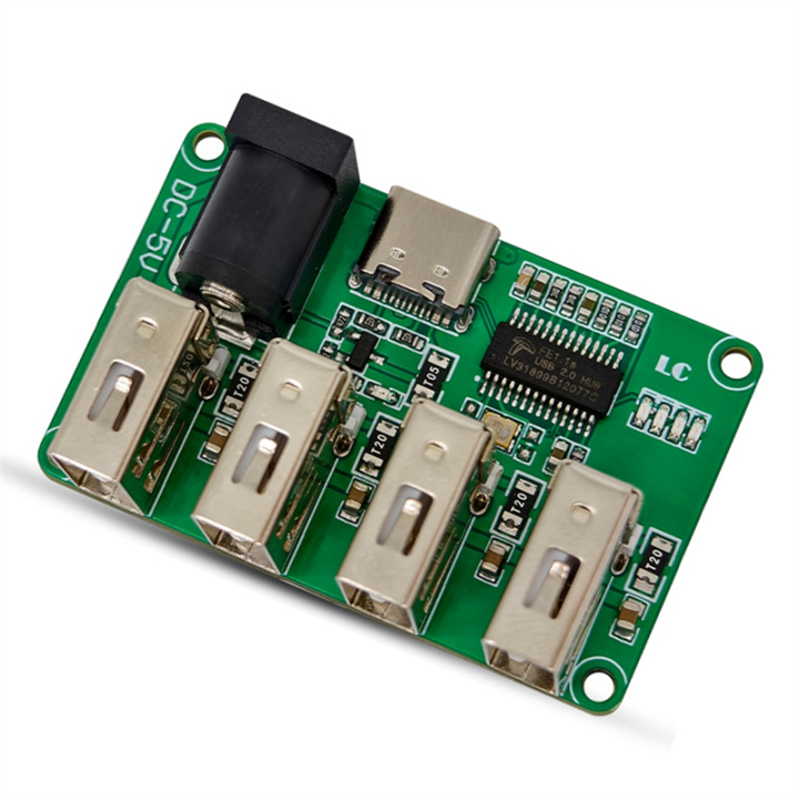 USB2.0 HUB Module 1 To 4 Hub Module 480Mbps TYPE-C Input HUB Expansion ...