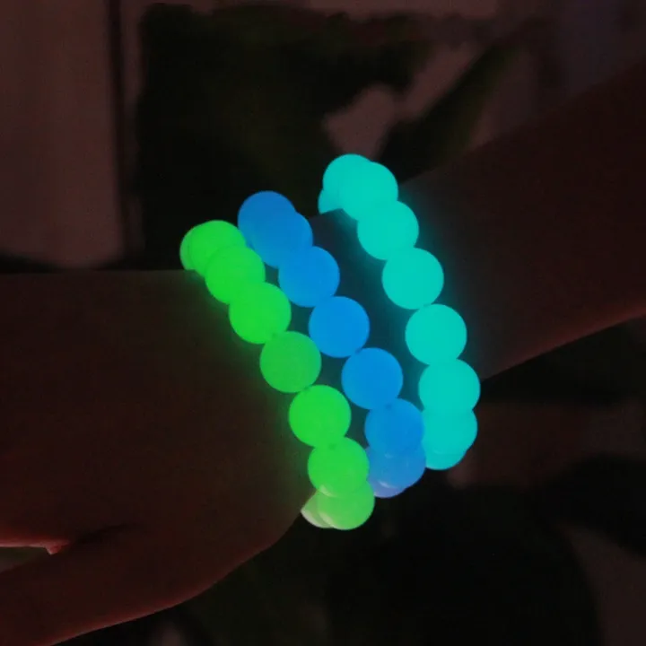 8/10/12/14mm%20Yellow%20Green%20Luminous%20Stone%20Transfer%20Bracelet%20/%20Blue%20Green%20Ball%20Beaded%20Bracelet%20/%20Luminous%20Bracelet%20for%20Men%20and%20Women%20/%20Jewelry%20-%20Image%202