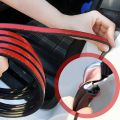 【White 10M】 Anti-collision Auto Door Seal Strip Sound Car Door Strip Rubber Noise Insulation Weatherstrip Seal for Cars. 