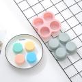 Round Shape Air Fryer Egg Mold Easy Clean Silicone Egg Cooking Silicone Egg Pan Non-Stick 4-Cavity Egg Steamer Mold for Healthy Cooking Breakfast Prep Kitchen Gadget Air Fryer Accessory Home Chefs. 