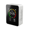 Multifunctional 3in1 CO2 Temperature Humidity Monitoring Device Home Digital Household Air Quality Detector Household Air Pollution Monitor LCD Display with Backlit. 