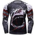 【8 50mm】 MMA Bjj Jiu T Shirts Muay Thai t shirt Kickboxing Tees Breathable Boxing Fighting MMA Clothing. 