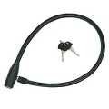 Bicycle Lock, Universal Bicycle MTB Mountain Bike Anti-Theft Ring Wire Rope Lock, Durable Anti scratch Bicycle Cable Lock. 