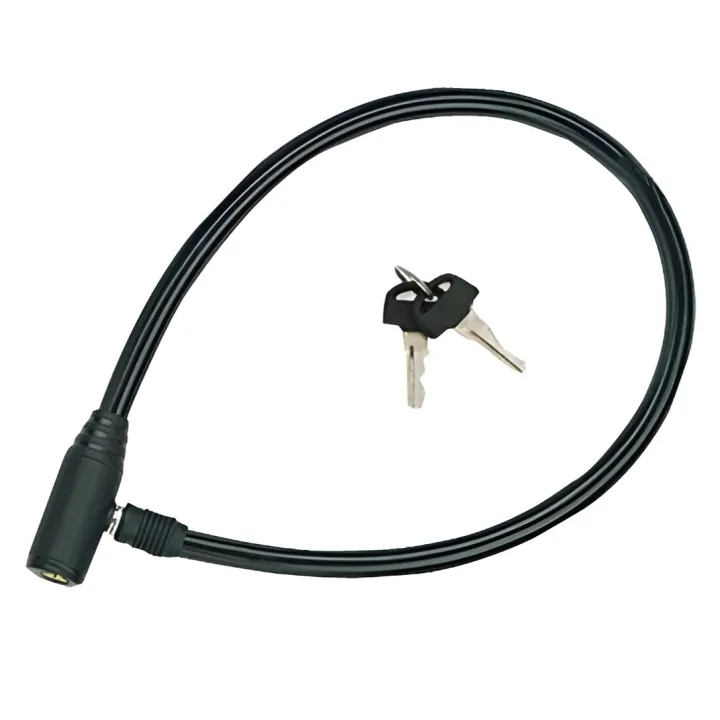 Bicycle Lock, Universal Bicycle MTB Mountain Bike Anti-Theft Ring Wire Rope Lock, Durable Anti scratch Bicycle Cable Lock
