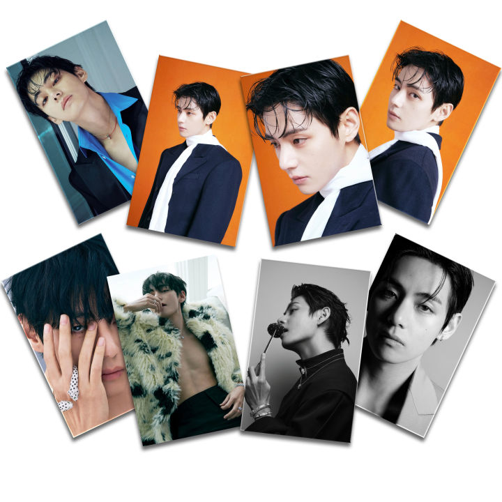 BTS%20V%20(Kim%20Taehyung)%2032PCS%20Lomo%20Cards%20%7C%20K-Pop%20Photocards%20Set%20%7C%20BTS%20Room%20Decoration%20Aesthetic%20Cards%20for%20ARMY%20-%20Image%204