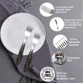 Stainless Steel Dinner Forks Long Handle Dessert Forks Table Fork for Home Kitchen or Restaurant. 