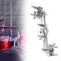 Drum Rack Clamp Connecting Drums Clamp for Percussion Instrument Attachments. 