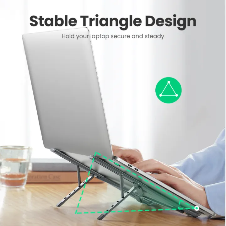 UGREEN%20Laptop%20Stand%20Holder%20For%20MacBook%20Air%20Pro%20Notebook%20Adjustable%20Foldable%20Aluminum%20Laptop%20Notebook%20Stand%20For%20PC%2011/13/17%20Inch%20-%20Image%207