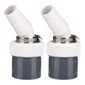 Secure Installation Drain Hose PVC Drain Adapter Washing Machine Drain Adapter Diameter 40MM Secure Hose Connection. 