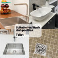 Kitchen Sink Strainer Stainless Steel Mesh Bathroom Drain Hole Strainer. 