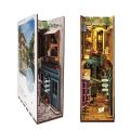 Wooden DIY Book Nook Shelf Insert Kits Model Ocean Roombox Handmade Building Miniature Furniture Home Decoration Toys Gifts. 